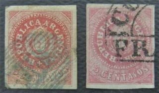 Nystamps Argentina Stamp 7c.  7h N5x002