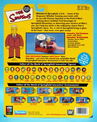 The Simpsons World of Springfield Series 5 - KENT BROCKMAN Action Figure 2