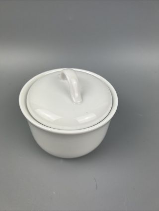 VTG Winter Frost White Corning Ware Sugar Bowl w/Lid 81 - TY J8 NY USA 2