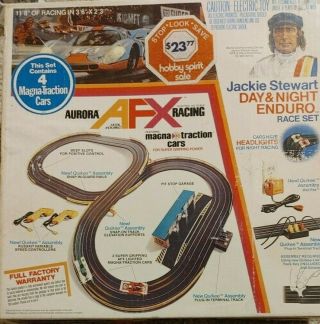 Vintage Aurora Afx Racing Jackie Stewart Day And Night Enduro 1976 Box Only