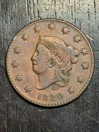 1820 Small Date Large Cent - Us Coins