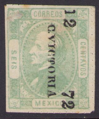 Dg38 Mexico 99 6ctv Perf Victoria 12 - 72 Gum Very Fine Est $50 - 90