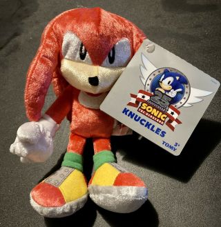 Sonic The Hedgehog 25th Anniversary - “knuckles” Plush (rare)