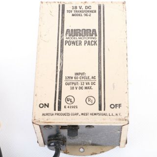 Aurora Vintage Ho 1963 – 1969 18 Volt Dc Transformer,  Model Dc - 2