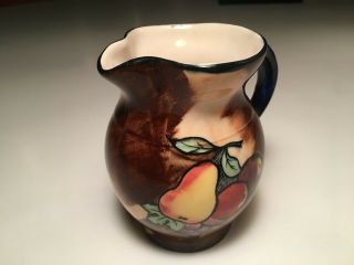 Vintage 1930s H&k Tunstall " Luscious " Hand - Painted Art Deco Pottery Creamer 30s