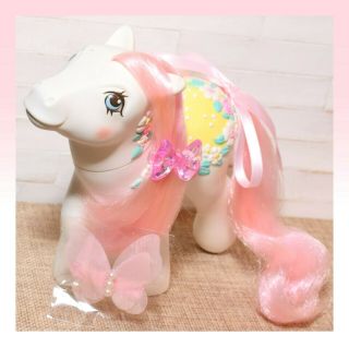 ❤️my Little Pony Mlp G1 Vintage 1989 Merry Go Round Carousel Flower Bouquet❤️