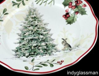 Better Homes & Gardens Winter Forest Salad Plate Nwt (3 Left)