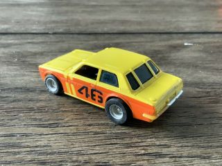 AFX 1776 Bre - Datsun 510 Trans - Am Yellow/Orange (1973 - 74) Slot Car - No Bumper 3