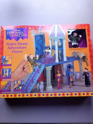 Disney Hunchback Of Notre Dame Adventure Playset Action Toy Mattel