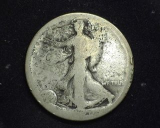 Hs&c: 1921 D Walking Liberty Half Dollar Ag - Us Coin