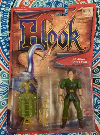 Mattel Hook Air Attack Peter Pan He Can Fly 2853 Action Figure