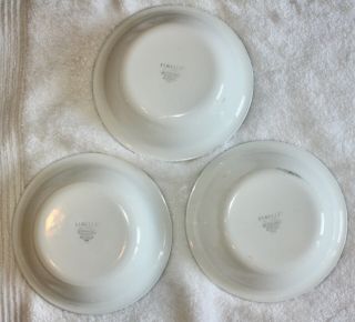 Set of 3 morning blue (corelle) dishes Swirl Cereal Bowls 7 - 1/4” EUC 3