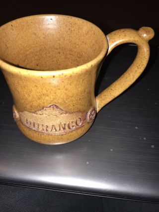 Hand Made Stoneware Pottery Coffee Mug - Glazed,  Signed Down To Earth Durango