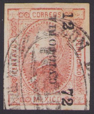 Dd39 Mexico 95 25ctv C Victoria 12 - 72 / Tula De Tam Sz 1840 12pts Est $10,  Vf