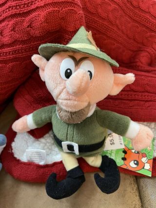1999 Cvs Stuffins Rudolph The Island Of Misfit Toys Plush Boss Elf Nwt Angry