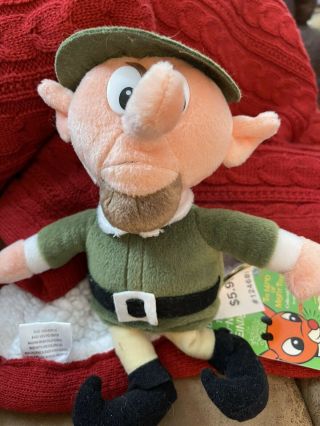 1999 CVS Stuffins Rudolph The Island Of Misfit Toys Plush BOSS ELF NWT Angry 2