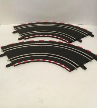 2 X Carrera Go 1/43 Scale Slot Car Track - Curve Tracks Red And Black