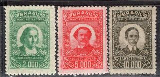 Brazil 1929/30 Air Mail Stamp Sc.  C 22/4 Mh