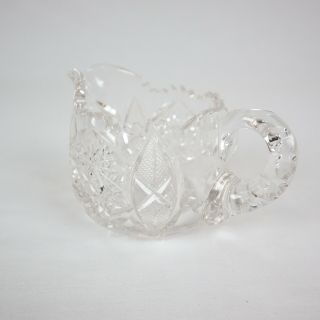Crystal Cut Glass Creamer 3 