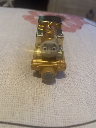 Thomas & Friends Diecast Special Edition Gold Thomas Take Along N Play Train Euc