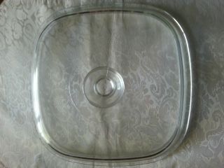 Vintage Corning Ware Pyrex Glass Fitted Replacement Lid A - 12 - C,  Casserole Dish