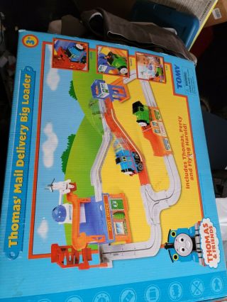 Rare 2005 Tomy Thomas Mail Delivery Big Loader Complete Train & Friends -