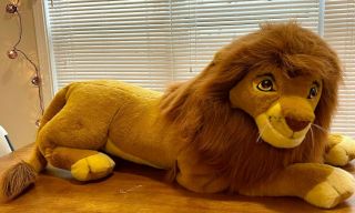 Disney The Lion King - Vintage Douglas Adult Simba Jumbo Plush 40,  "