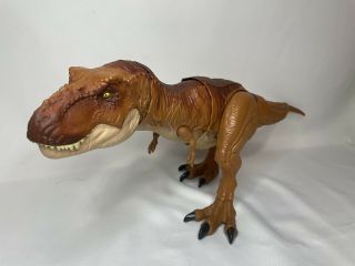 Mattel Interactive Jurassic World Colossal Tyrannosaurus Roar T - Rex Figure