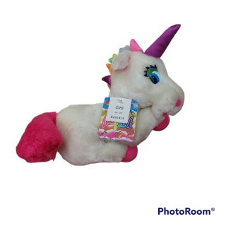 Rare Vintage 1996 Lisa Frank 24k Unicorn Plush Pony Markie Rainbow With Tags