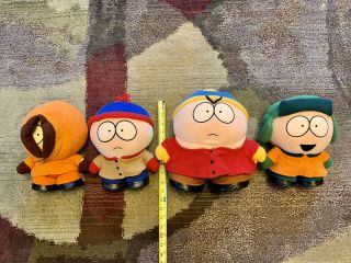 Set Of 4 South Park Plush Including Kenny Stan Cartman Kyle