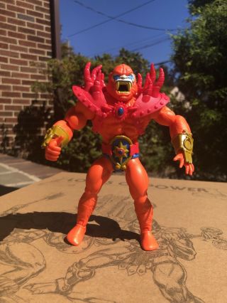 Motu Beast Man Lords Of Power Con Masters Of The Universe Pristine