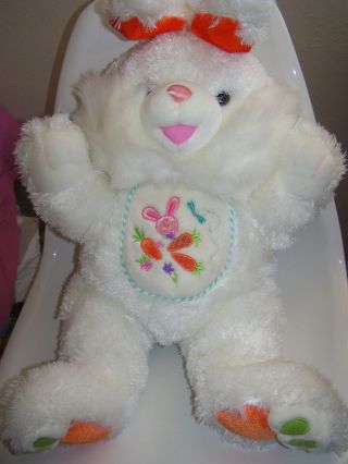 Dan Dee Collectors Choice Plush Easter Bunny Rabbit White Hoppy Hopster
