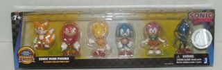 Sonic Hedgehog Sega Mini Figure Classic Collector Set 6 Pc Tru Exclusive