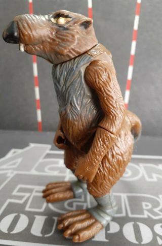 SPLINTER 1988 Teenage Mutant Ninja Turtles Toy Action Figure TMNT Rat Master Man 3