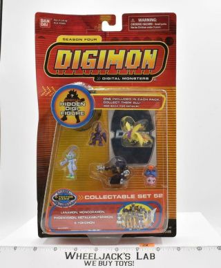 Digimon Season 4 Set 52 2 Digimon Digital Monsters 1997 Bandai Pvc Figures Mosc