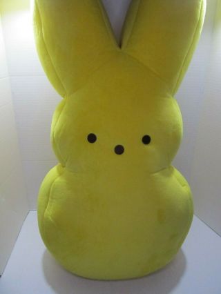 Peeps Jumbo Plush Yellow 24” Stuffed Animals Bunny 2ft High Style A12315 Easter