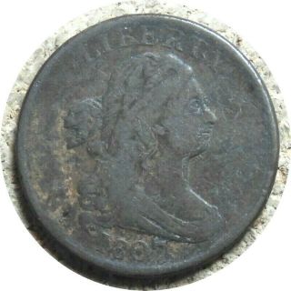 Elf Draped Bust Half Cent 1807
