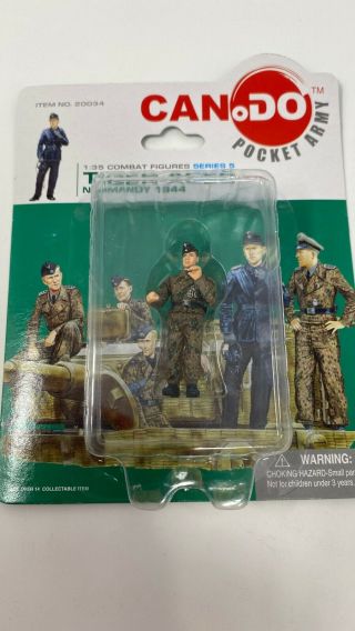 DRAGON CanDo 1:35 Tiger Aces Normandy 1944 4 different MIP figures 3