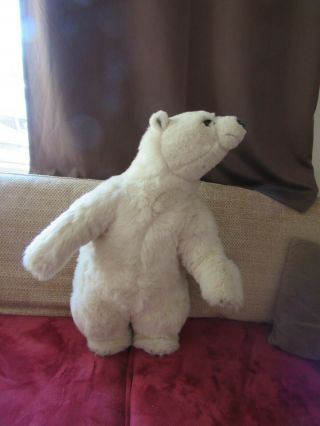 Vintage Avanti - Applause - Large White 30 " Inch - Stuffed Polar Bear - 1987 - Plush
