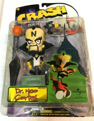 – Dr.  Neo Cortex 1998 Resaurus Crash Bandicoot Action Figure