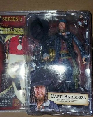 Neca1 Pirates Of The Caribbean Series 3 Captain Barbossa Action Figure