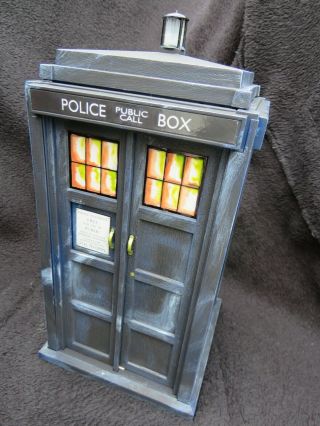 Doctor Who Figure Custom Made Tardis & Console War Doctor Tardis Light & Sound