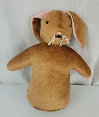Vintage Stuffed Plush The Velveteen Rabbit Brown Tan Bunny