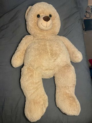 Jumbo 55 " Tall Light Brown Teddy Bear Large Stuffed Plush Christmas Gift