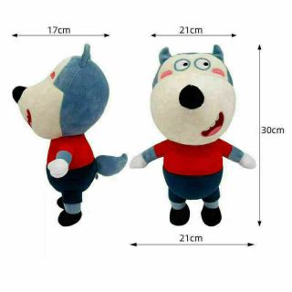 Wolfoo Family Toys,  11.  8  Wolfoo Cartoon Plush Lucy and Wolfoo Plush Toys Dolls 2