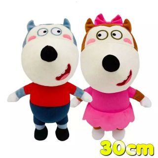 Wolfoo Family Toys,  11.  8  Wolfoo Cartoon Plush Lucy and Wolfoo Plush Toys Dolls 3