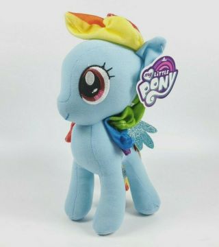 11 " My Little Pony Rainbow Dash Pegasus Blue Stuffed Plush Doll Toy Factory