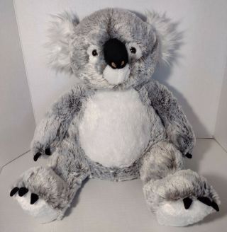 Toys R Us Koala Bear Plush Soft Stuffed Animal Gray White 2010 18 "