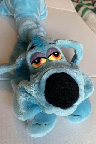 Vtg 1984 Dakin 20 " Plush Foofur Cartoon Dog Blue Stuffed Toy Phil Mendez See Pic