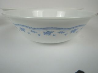 4 Vintage Corelle Morning Blue Cereal Bowls 6 